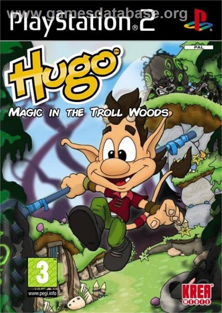 Hugo - Magic In The Trollwoods - Sony Playstation 2 - Artwork - Box